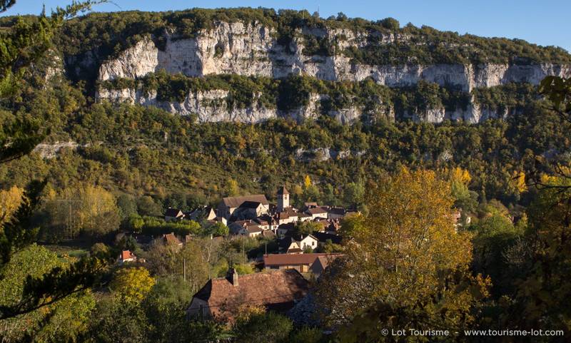 Village de Marcilhac-sur-Célé © Lot Tourisme - C. Novello 