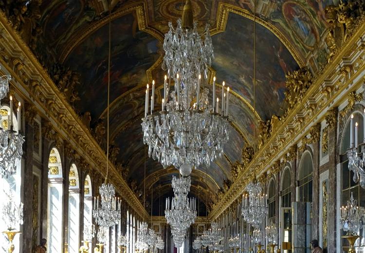 La galerie des glaces à Versailles