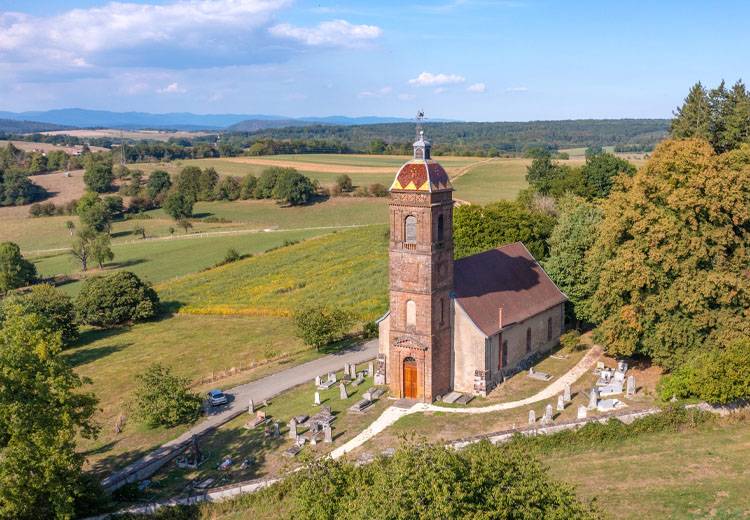 Sur la route des temples en Pays de Montbéliard : une histoire du protestantisme 