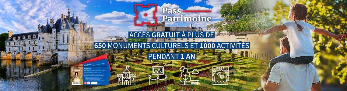 Pass Patrimoine 600 monuments 2022HOME